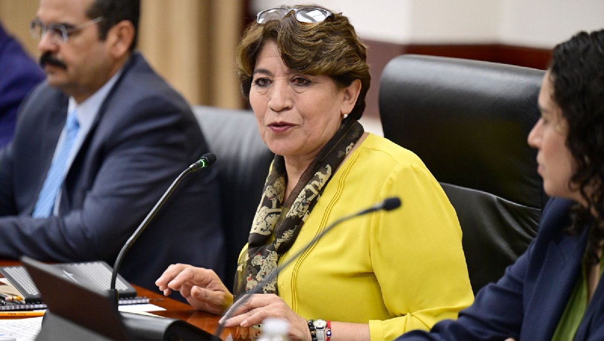Delfina Gómez informa que dejará abierta la mesa para atender cualquier problema con el proceso electoral. Foto: (Especial)