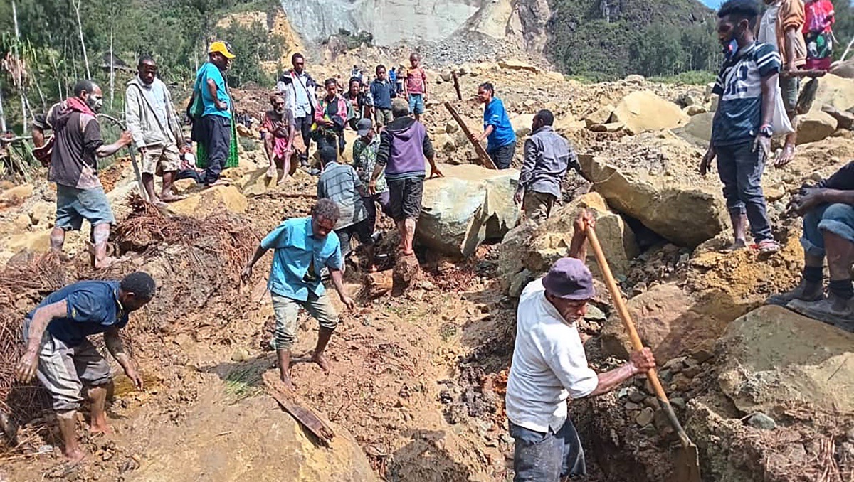 Deslave en Papúa Nueva Guinea deja 2 mil desaparecidos | AFP