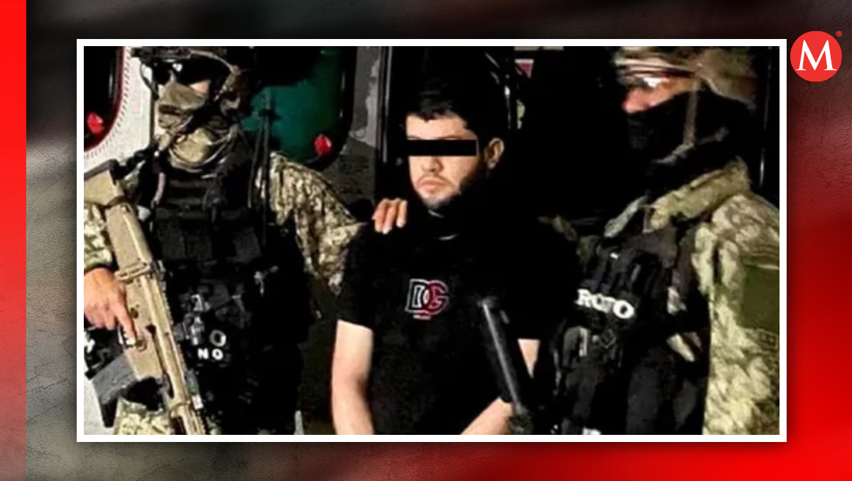 El Nini durante su detención en México (Diseño: Milenio)