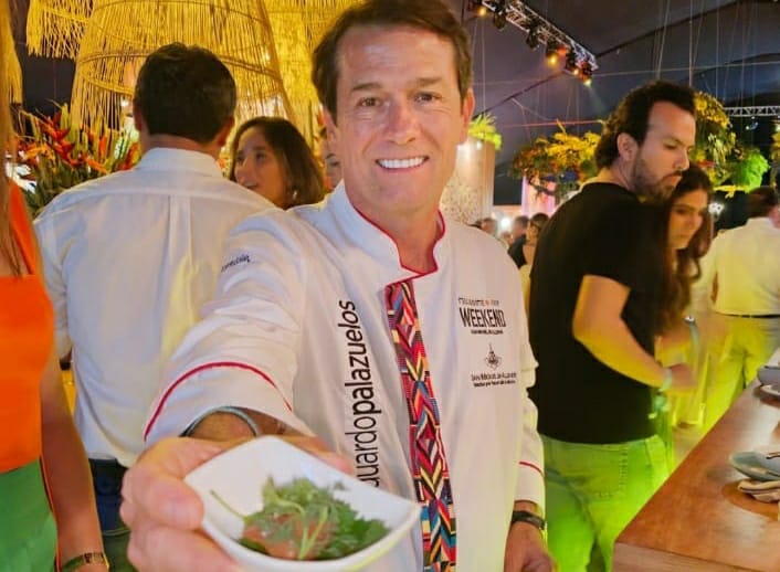 El chef Eduardo Palazuelos en Millesime GNP Weekend / Adriana Jiménez