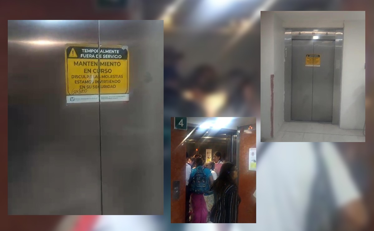 Denuncian elevadores descompuestos en clínica 46 del IMSS en Guadalajara (Especial)