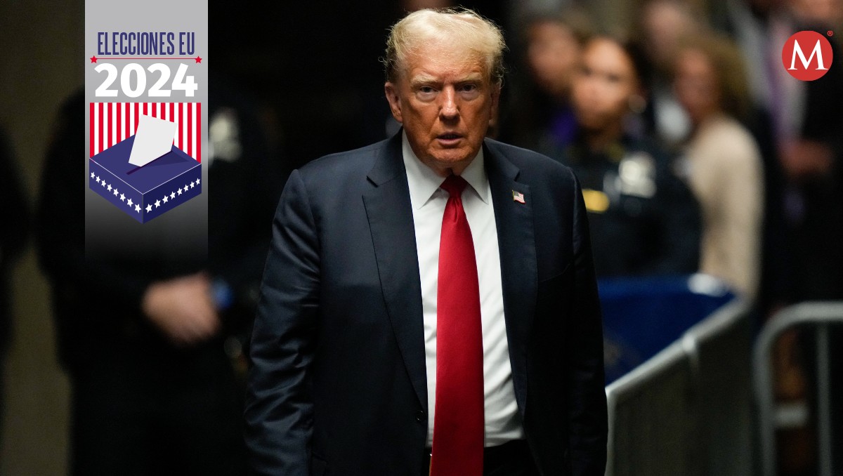 Donald Trump puede contender por la Presidencia incluso si es culpable. | AFP