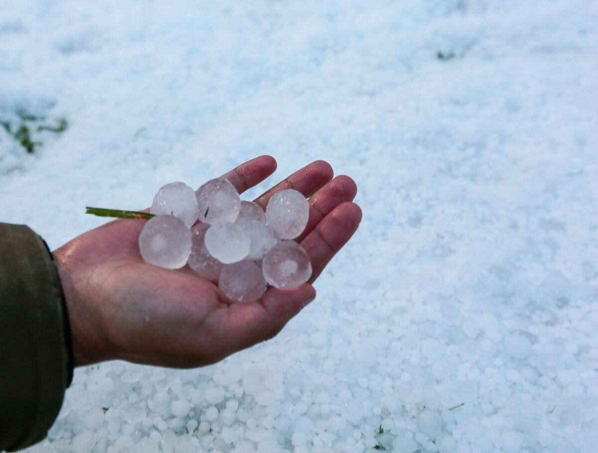 Se espera granizo de diferente tamaño en diversas zonas del país este miércoles. | Cuartoscuro