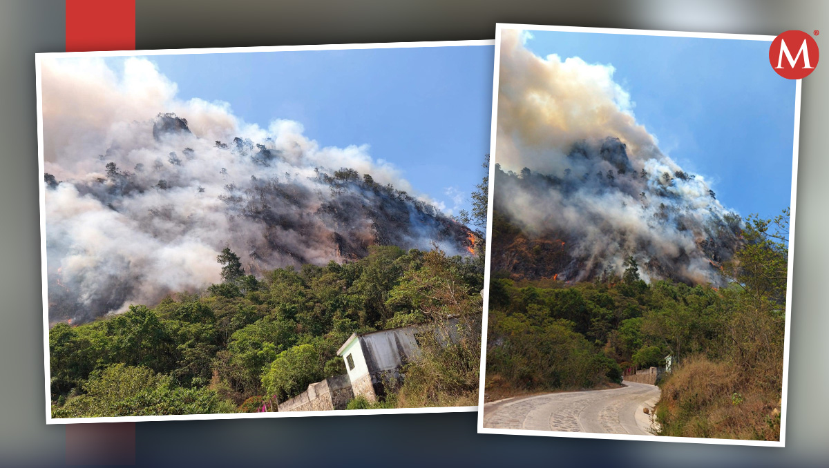 El incendio forestal en Tenango de Doria avanza hacia Santa Mónica y San Pablito