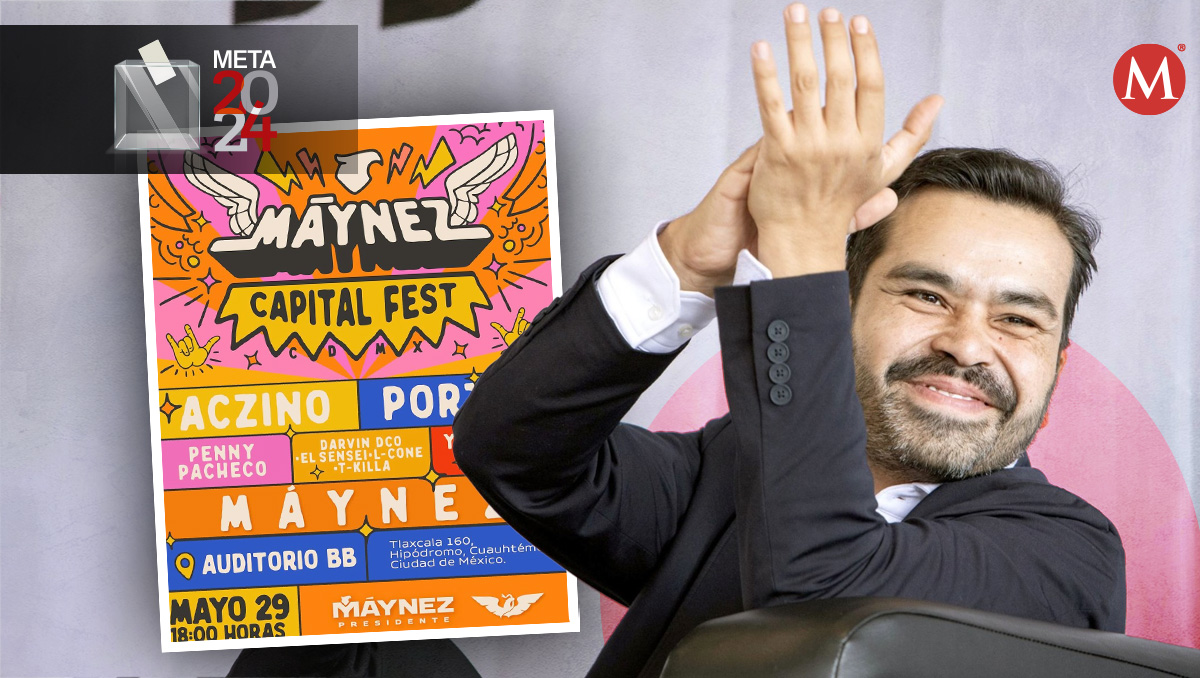 Jorge Álvarez Máynez cerrará campaña a la presidencia en la Ciudad de México con un festival gratuito. | Cuartoscuro
