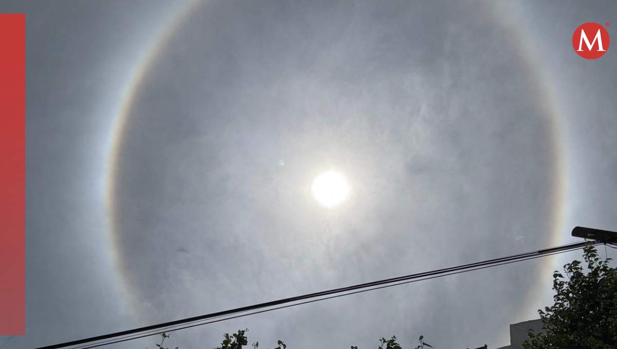 Durante la mañana y el medio día en Edomex se observó el halo solar| Bernardo Jasso