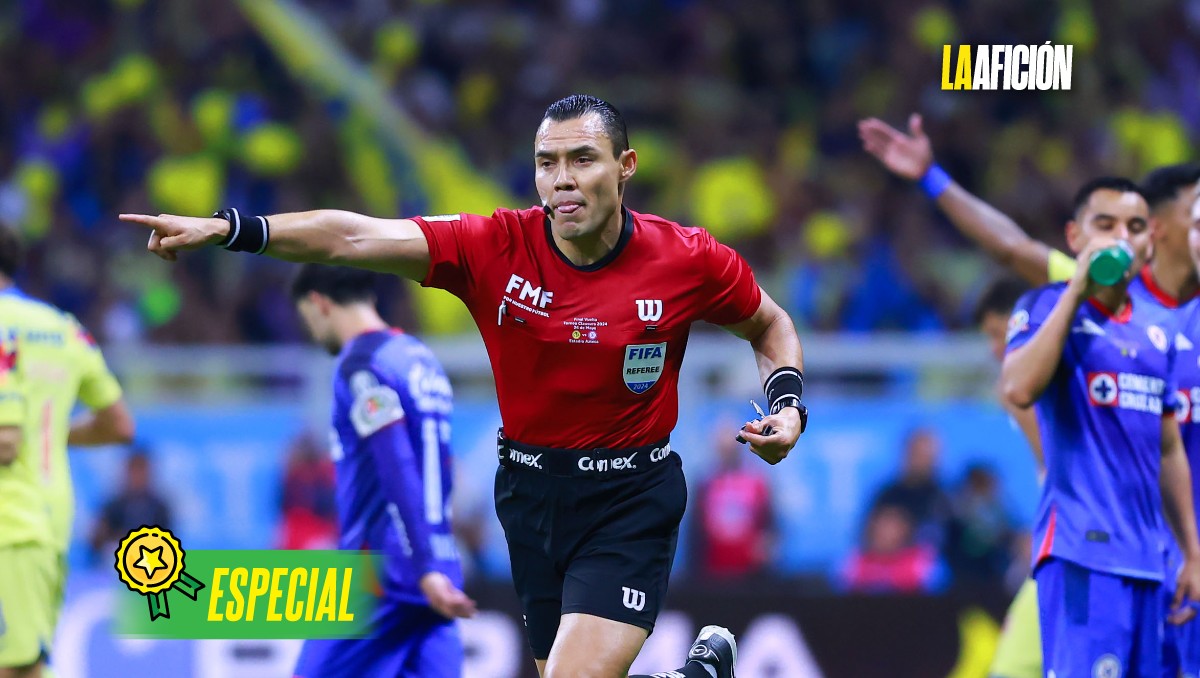 Marco Antonio Ortiz, el árbitro que se aferró al penal en la final de la Liga MX (Imago7)