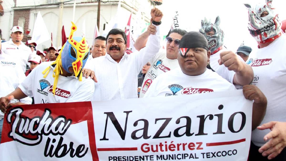 Nazario Gutiérrez cierra campaña a presidencia municipal de Texcoco. Foto: (Especial)