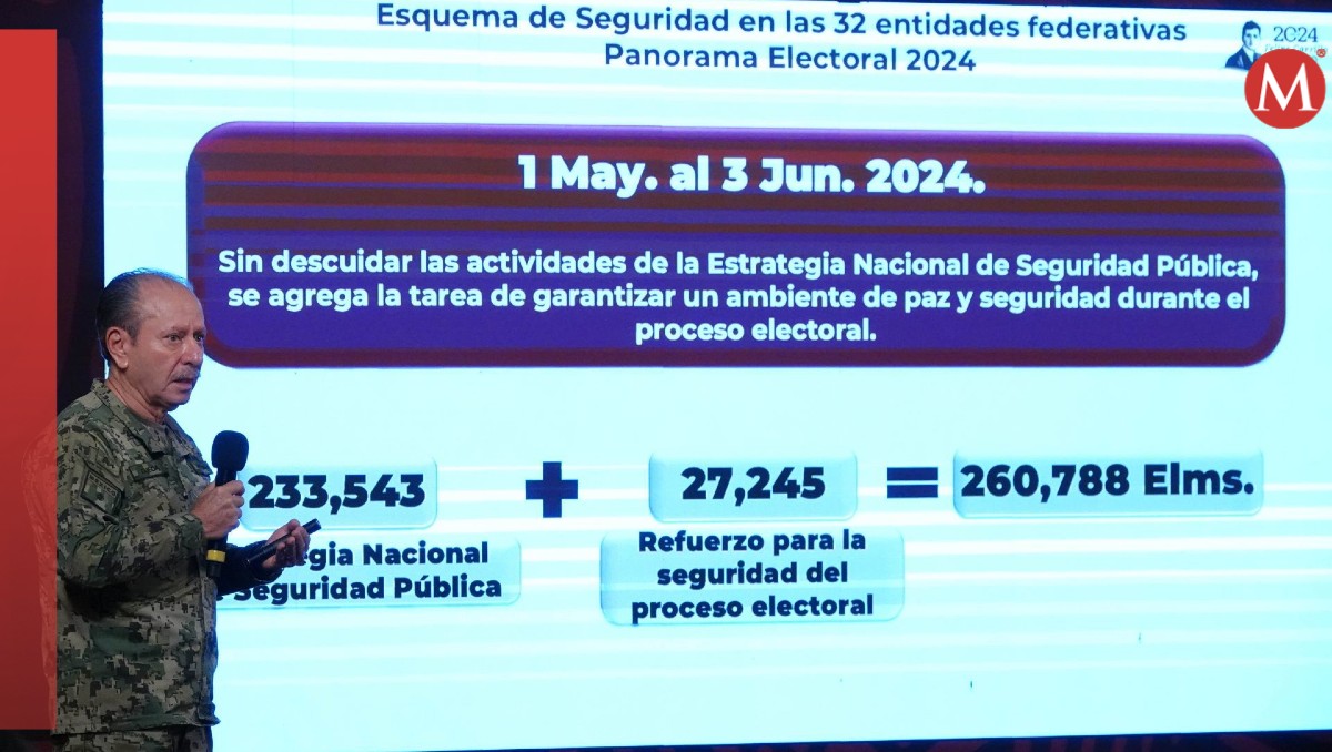 El secretario de Marina, Rafael Ojeda Durán, en la conferencia mañanera de hoy. | Cuartoscuro
