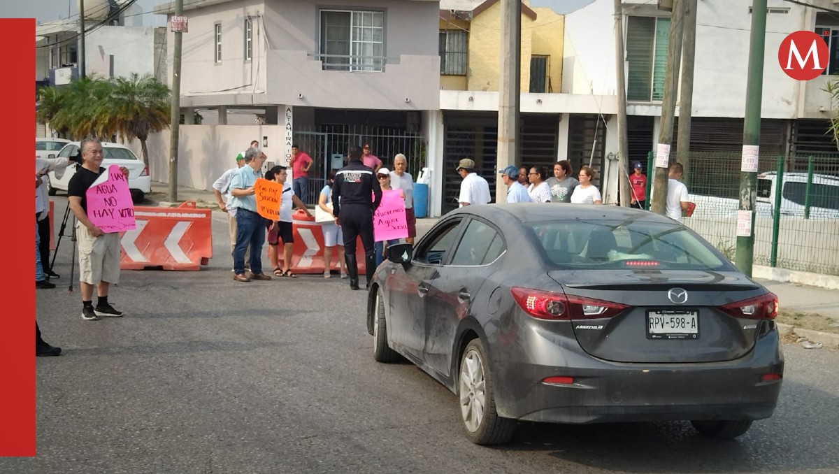 Bloqueos en Tampico. (Jesús Alberto García)