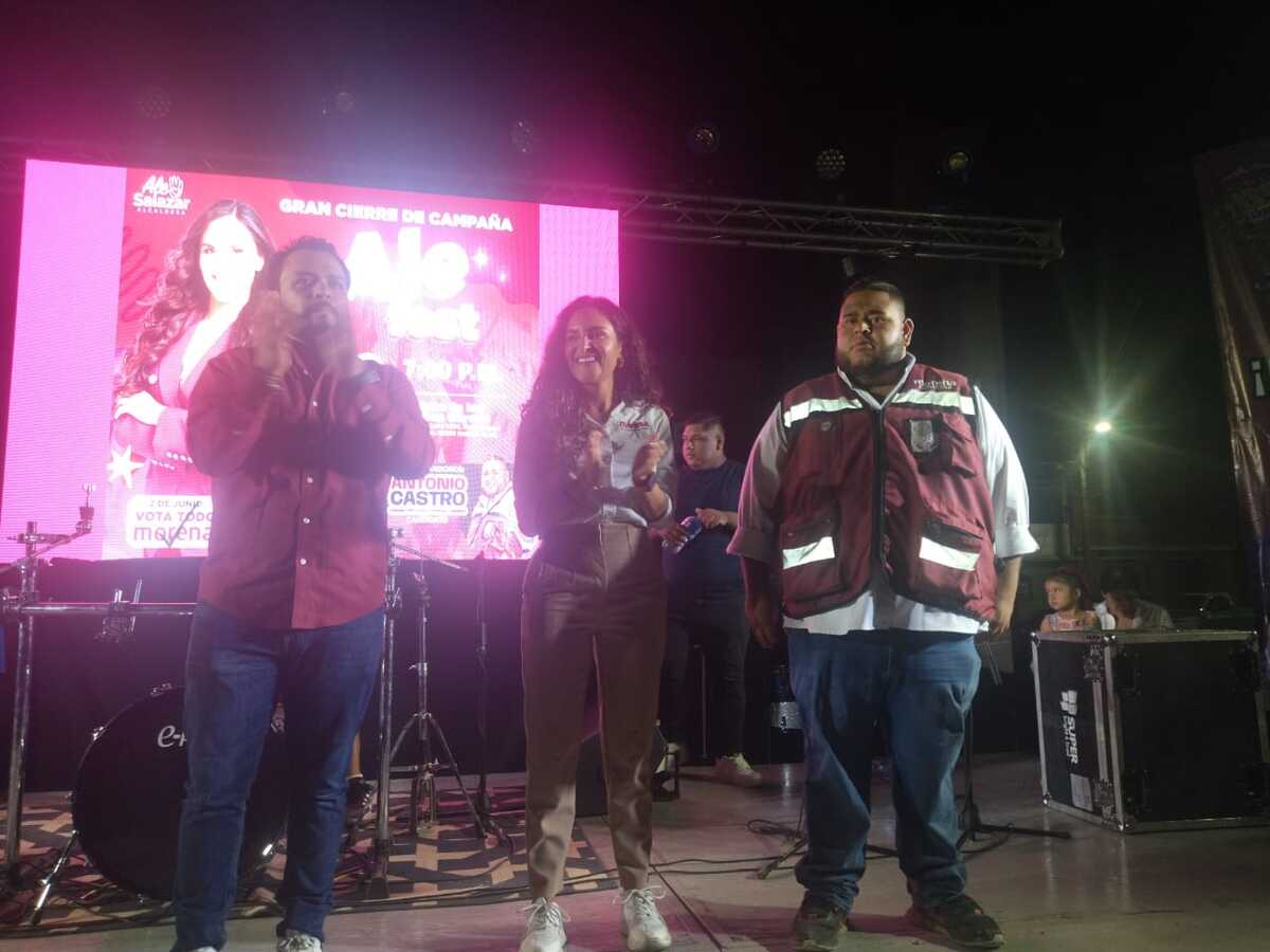 Candidata a la alcaldía de Saltillo realiza cierre de campaña. | Esmeralda Sánchez