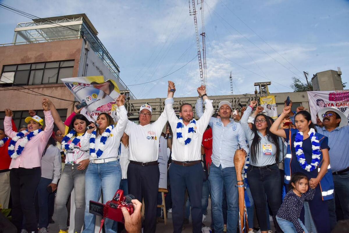 El candidato del PAN-PRI-PRD culminó sus actos públicos para la alcaldía Tláhuac. | Especial