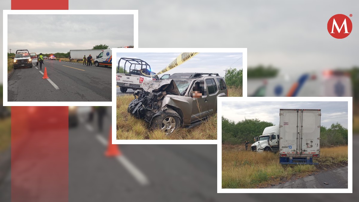 Conductor pierde la vida tras choque en carretera Reynosa-San Fernando