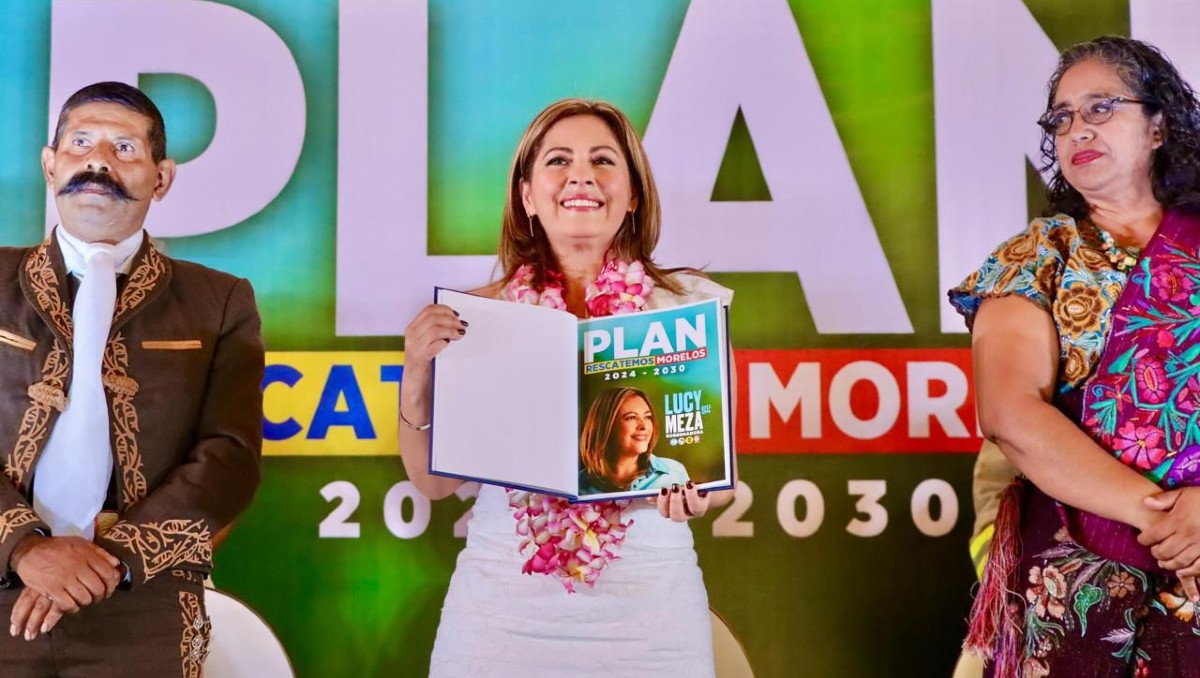 Lucy Meza, candidata a la gubernatura de Morelos. | Especial