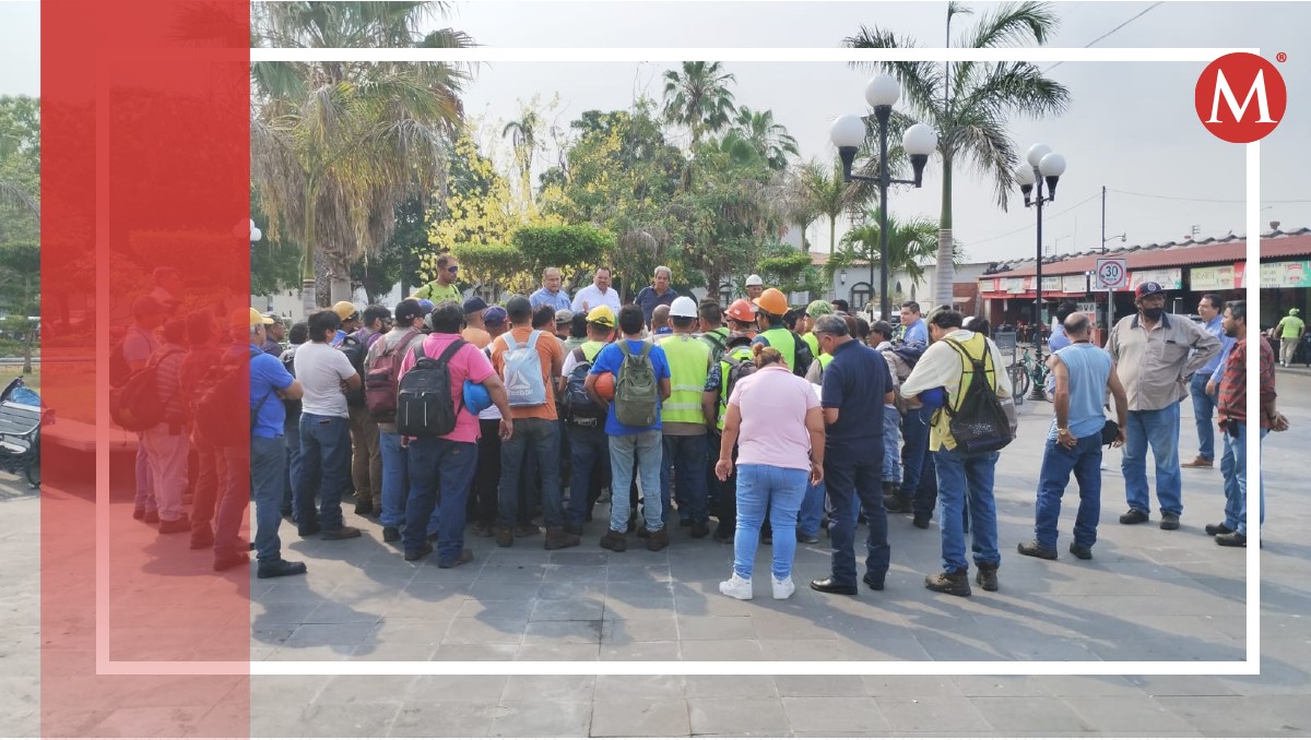 Con manifestación obreros exigen pago de utilidades en Tampico