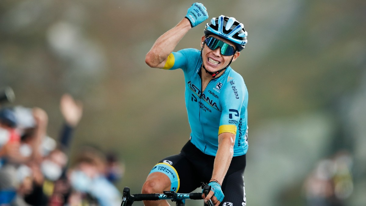 Miguel Ángel 'Superman' López fue ganador en 2020 del Tour de Francia (AP)