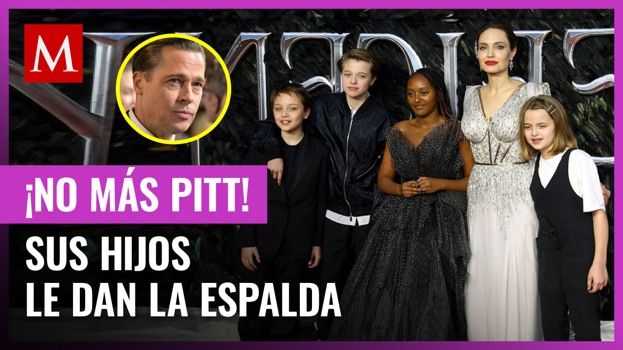 La mitad de los hijos de Brad Pitt con Angelina Jolie renuncian a su apellido