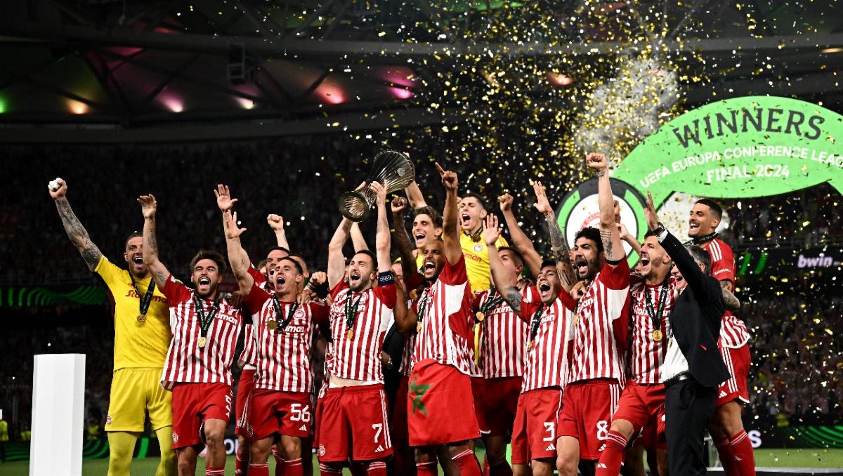 Olympiacos nuevo monarca de la Conference League (Reuters)