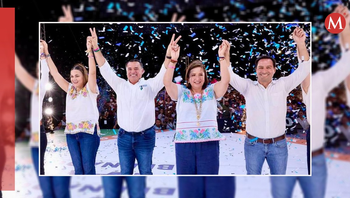 Renán Barrera durante cierre de campaña en el "Malecón de Pensiones". (Foto: Especial)