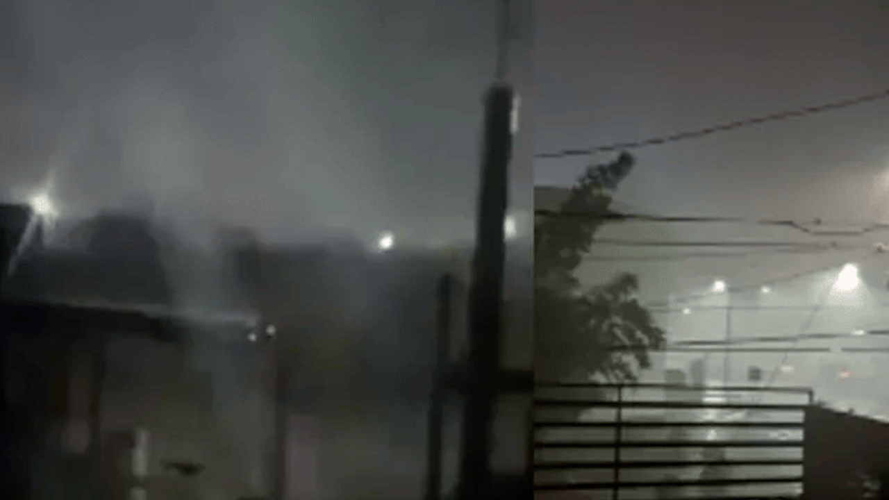 Reportan fuertes tormentas nocturnas en Nuevo Laredo, Tamaulipas