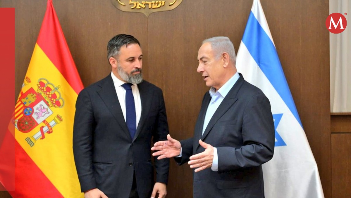 Santiago Abascal visitó a Benjamín Netanyahu, ambos tachados de ultraderechistas. | X