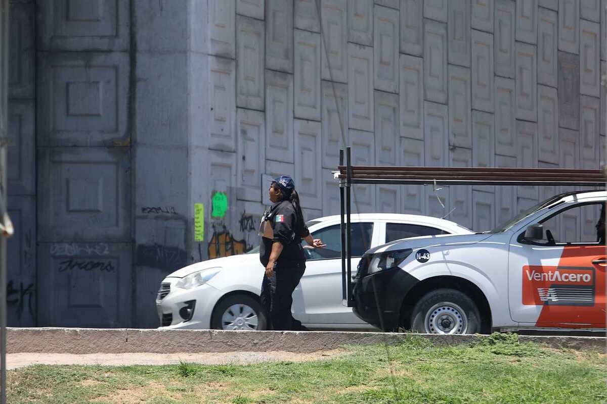 Agentes de Tránsito y Vialidad de Gómez Palacio. (Rolando Riestra)
