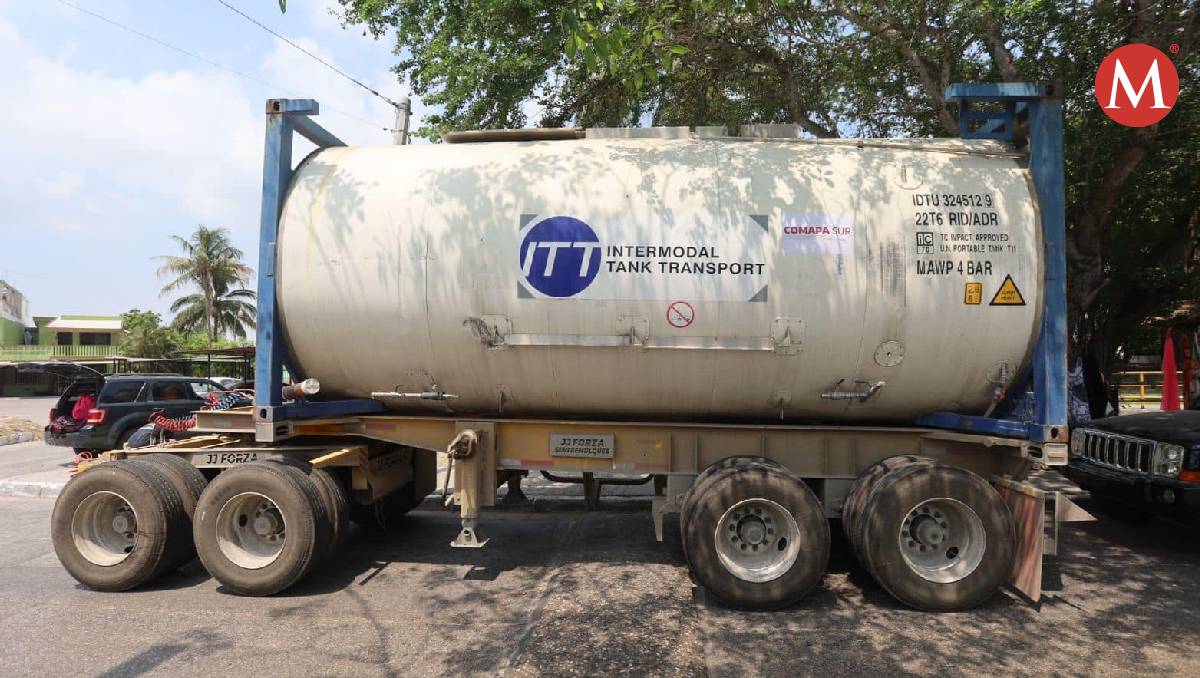 Comapa instala tanques para abastecer a familias en colonias de Tampico y Ciudad Madero.