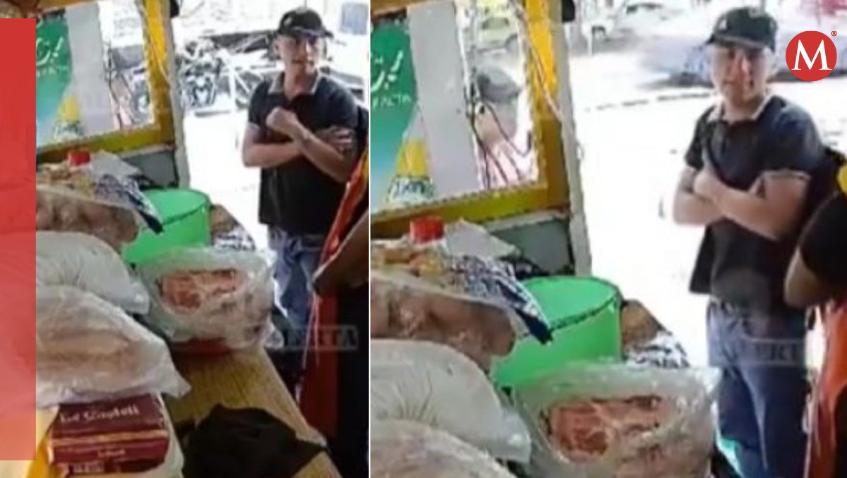 Exhiben a extorsionador en Iztapalapa. (Foto: X @c4jimenez)
