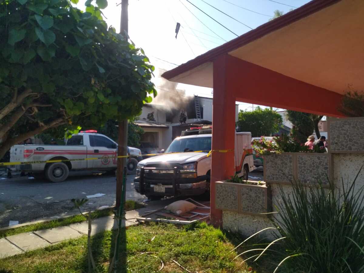 En Gómez Palacio,  se genera explosión en vivienda por gas LP. | Jorge Maldonado