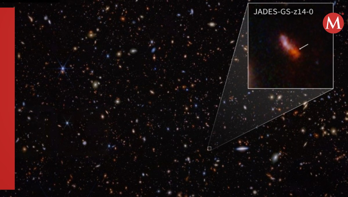 James Webb observa la galaxia más antigua conocida