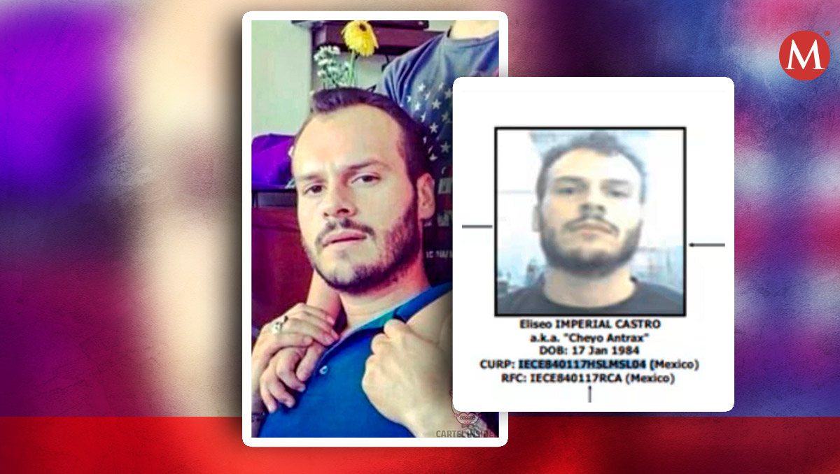Eliseo Imperial Castro, alias 'Cheyo Ántrax', fue líder de un peligroso brazo armado del Cártel de Sinaloa. | Especial