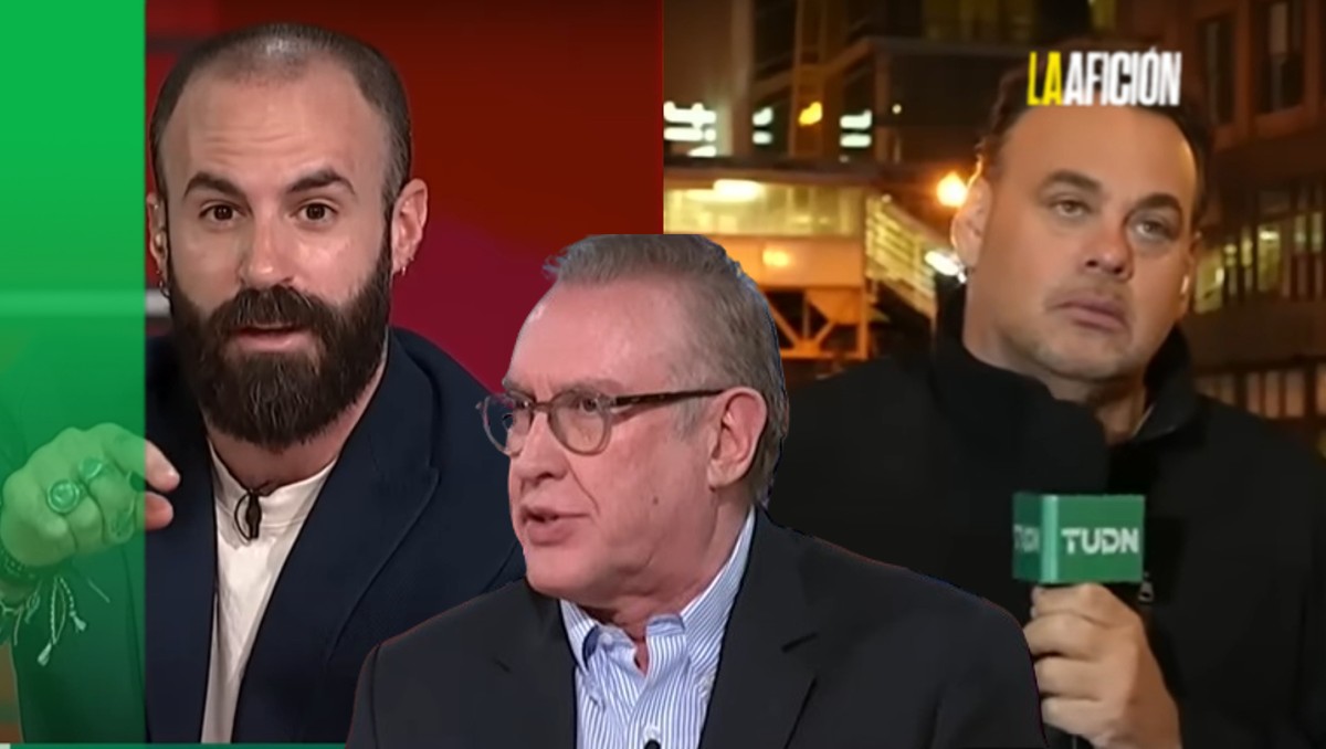 Francisco Javier González les pone un 'estate quieto' a Crosas y Faitelson (Captura TUDN)