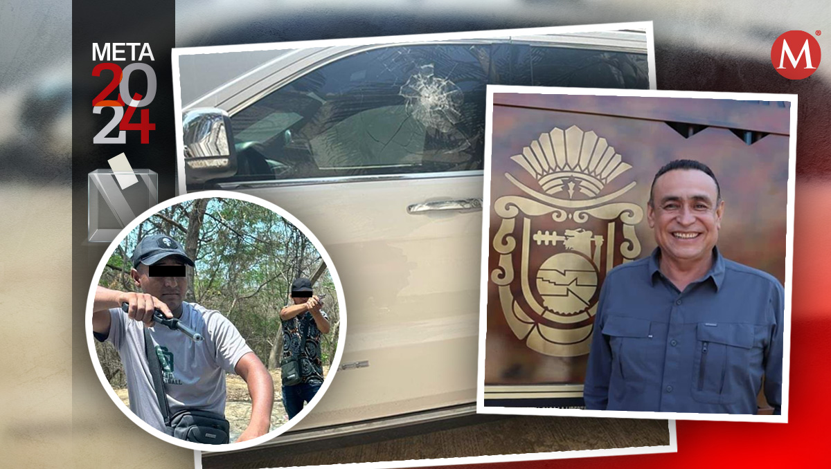 Hombres armados atacan a candidato en Costa Chica; sobrevive el ataque | Diseño: Antonio Texta