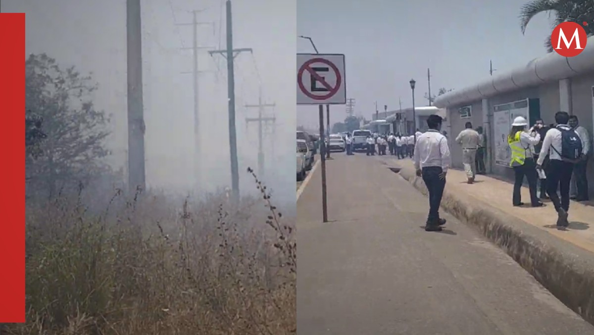 Incendio en Tampico. (Sandra Sosa)