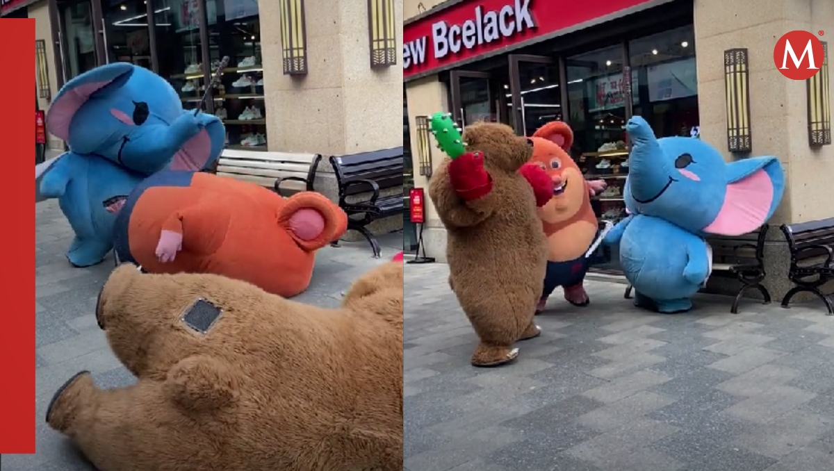 Pelea de botargas se hace viral