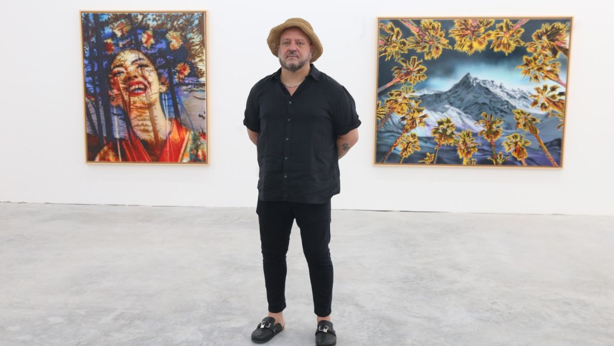 El pintor caribeño trae una muestra de su obra a Galería Estéreo, en San Pedro. Raúl Palacios