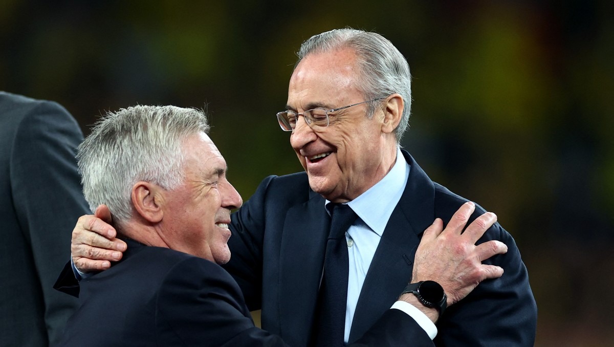 Florentino Pérez ha ganado seis Champions League con Real Madrid (Reuters)