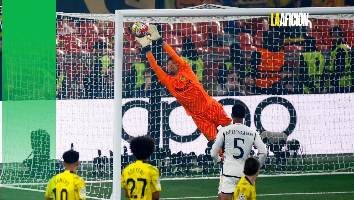 Gregor Kobel y sus fantásticas atajadas en la final de la Champions League vs Real Madrid  (Reuters)