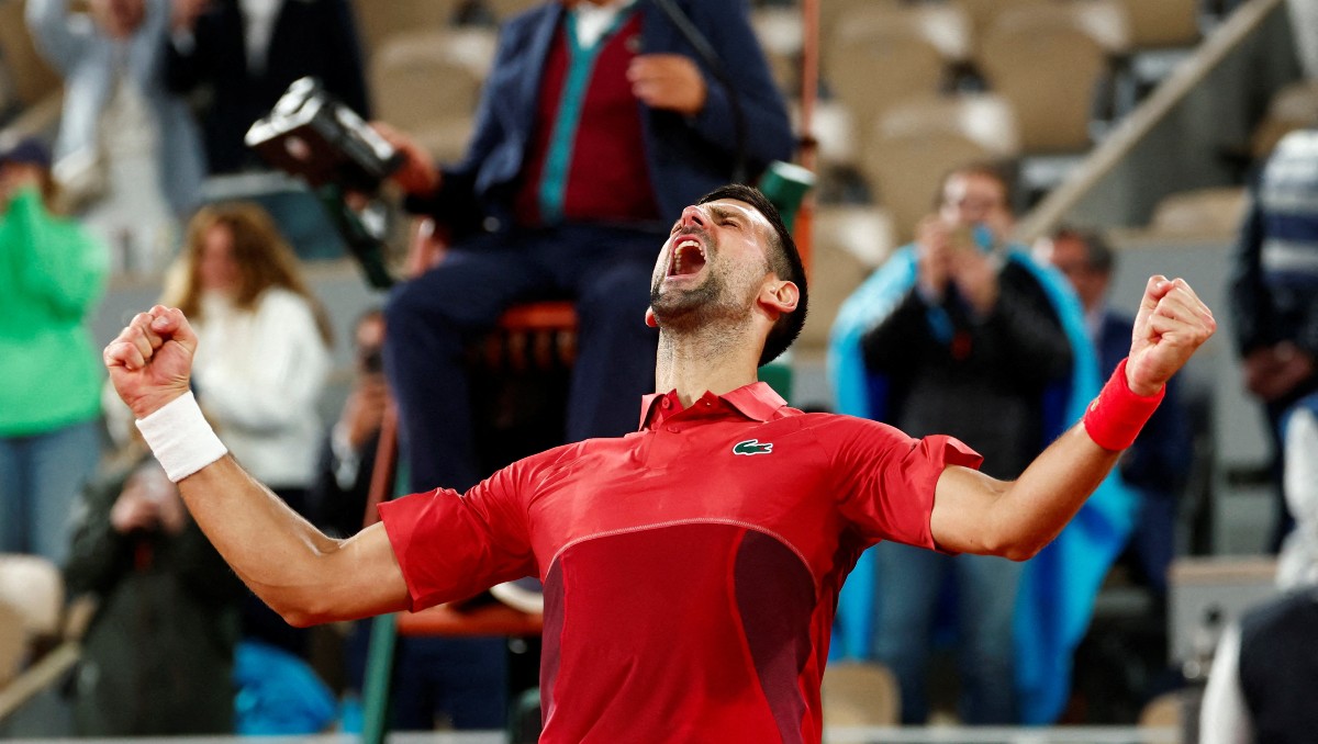 Novak Djokovic evita sorpresa en Roland Garros con una remontada ante Musetti (Reuters)