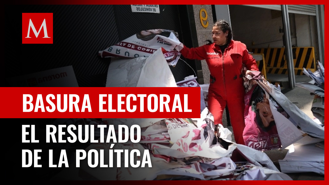 Elecciones 2024: México inundado por 25,000 toneladas de basura