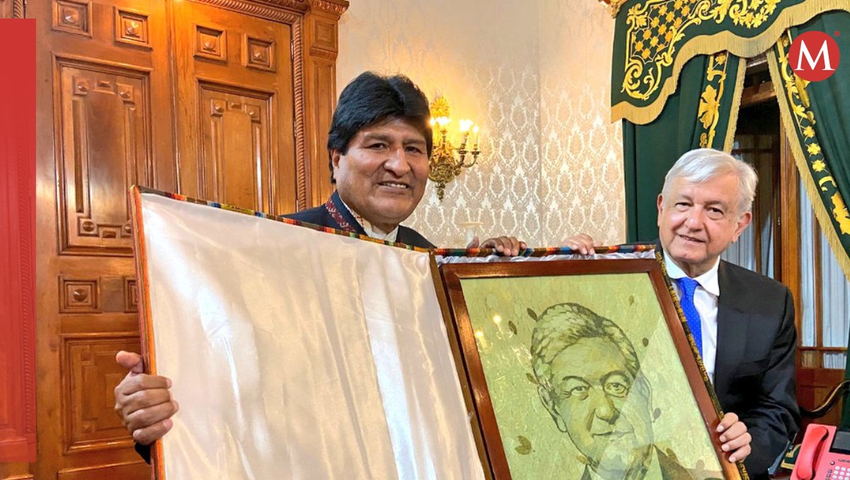 Evo Morales reiteró su agradecimiento con el pueblo de México. | Especial