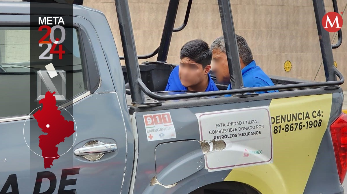 Trasladan a detenidos en Santa Catarina a la FEDE. Foto: Especial