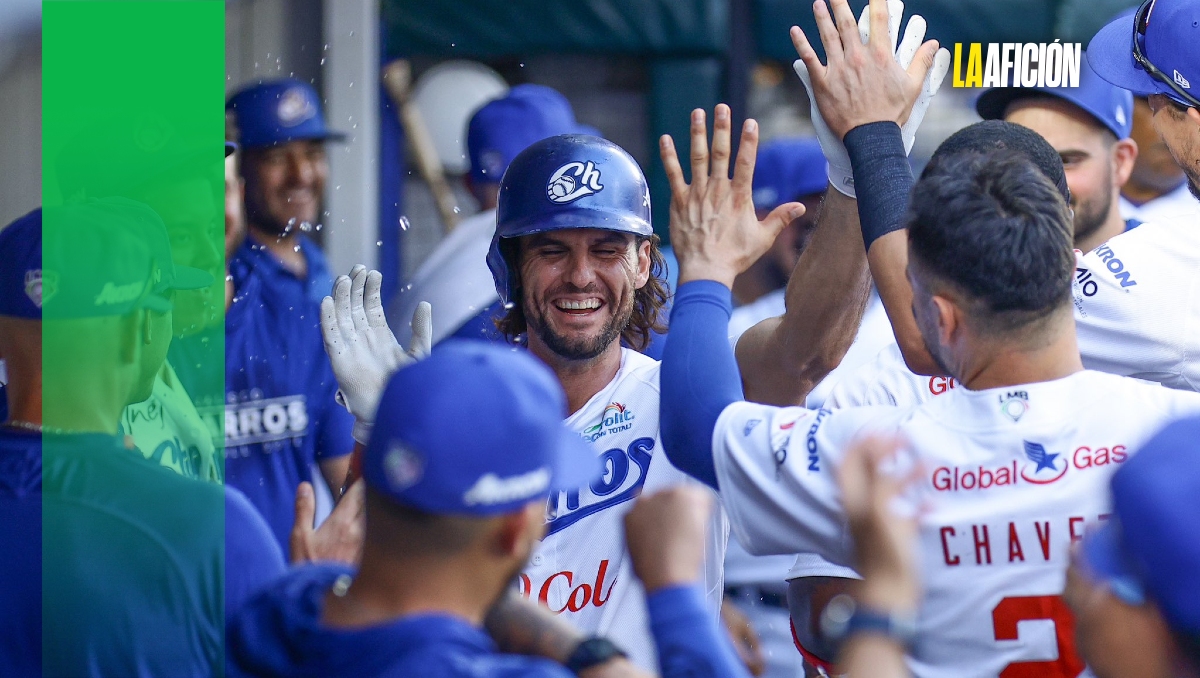 La alegria de los Charros ante la fiesta de cuadrangulares que lograron (Foto: X @charrosbeisbol)