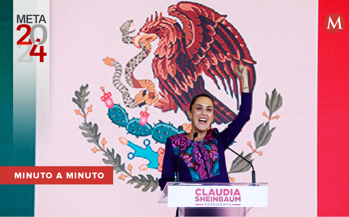Claudia Sheinbaum virtual ganadora de la presidencia de México | Foto: Ariana Pérez Diseño: Oscar Ávila