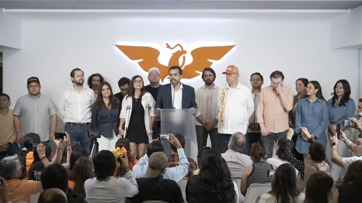 Jorge Álvarez Máynez da mensaje tras conteo rápido