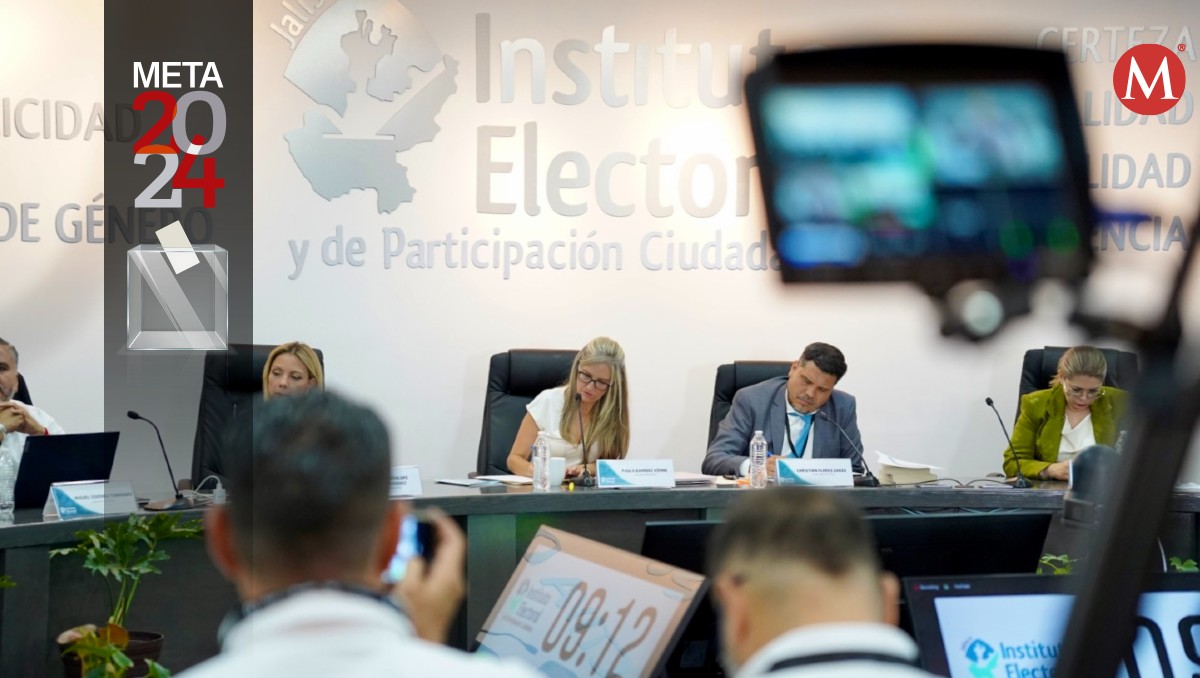 Sesión del Instituto Electoral y de Participación Ciudadana de Jalisco (Foto: X | Diseño: Milenio)