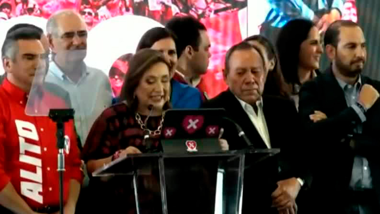 Xóchitl Gálvez ofrece sus primeras declaraciones al cierre de las casillas