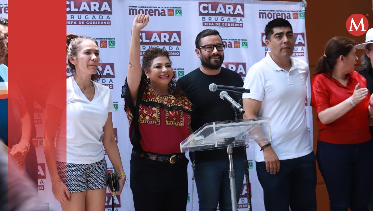 Clara Brugada buscará atender  propuestas de las y los capitalinos en mesa de trabajo instalada en el Zócalo |  Juan Carlos Bautista