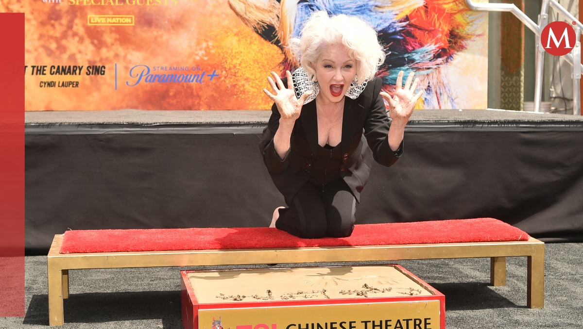 Cyndi Lauper en el Paseo de la Fama