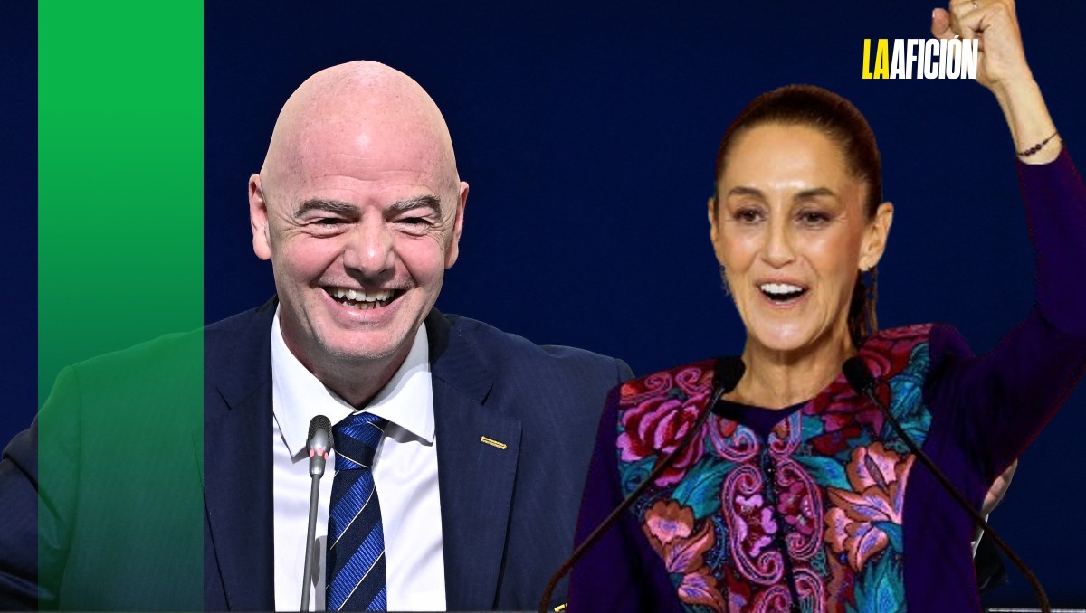 Gianni Infantino felicita a Claudia Sheinbaum de cara al Mundial 2026 (Reuters)